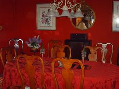 Dining Room of the Sandhill Crane Bed and Breakfast